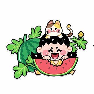 吃瓜动漫图文素材